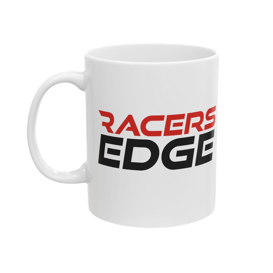 Racers Edge Ceramic Mug | Ideal for Car Enthusiasts, Coffee Lovers, Gifts, Racing Themes, Home or Office Decor
